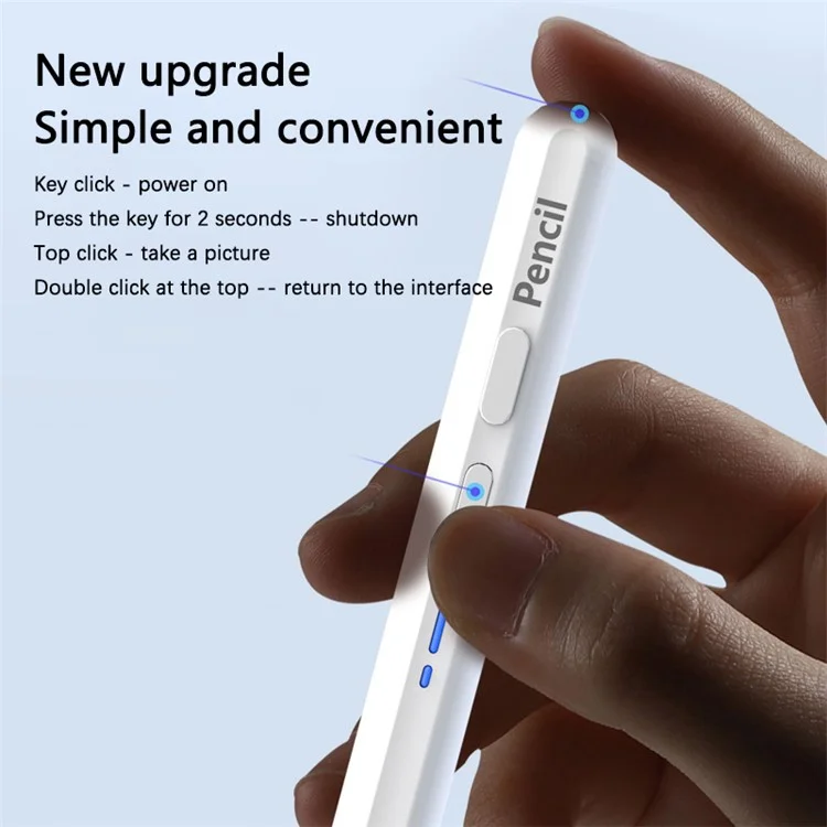 BP17-BL Tipo-C Bolígrafo Stylus Magnético Bluetooth Universal para Pantalla Táctil Capacitiva