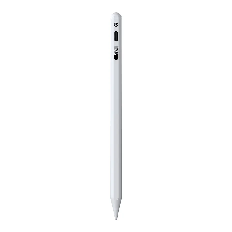 DUX DUCIS Stylus Pen for iPad Tablets Pen Capacitive Screen Writing Stylus Pencil with Power Display - White