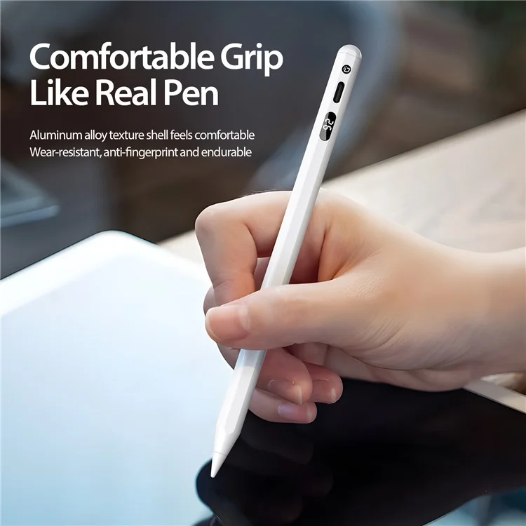 Dux Ducis Stylus Pen Para Tabletas Para Ipad Pen Capacitiva Para Escribir Lápiz de Lápiz Óptico Con Pantalla de Alimentación - Blanco