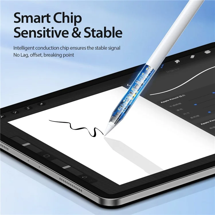 Dux Ducis Stylus Pen Para Tabletas Para Ipad Pen Capacitiva Para Escribir Lápiz de Lápiz Óptico Con Pantalla de Alimentación - Blanco