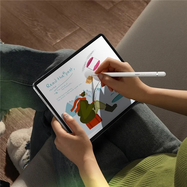 BASEUS Smooth Writing 2 Series Plug-In Type Charging Stylus Palm Rejection Pencil (iP Active Version)