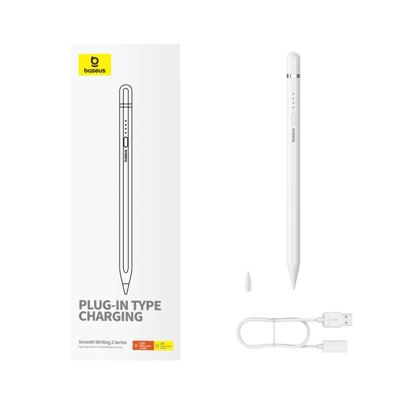 BASEUS Smooth Writing 2 Series Stylus Pen Plug-In Type Charging Capacitive Pencil (iP Active Bluetooth-compatible Version)
