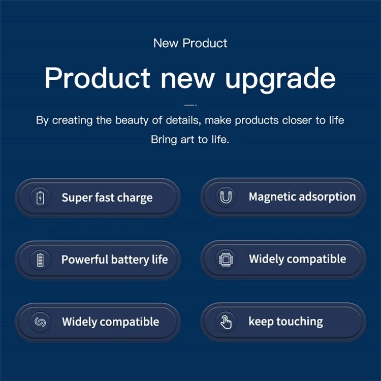 3Pro-KC Active Capacitive Pen for iPad Ultra-Thin Portable Cordless Stylus Support Magnetic Adsorption