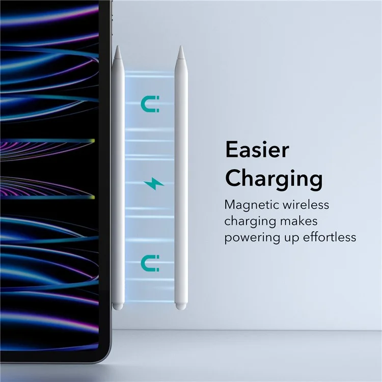 ESR 6C003 Digital Pencil Pro Magnetic Wireless Charging Stylus Smooth Writing Pencil - White