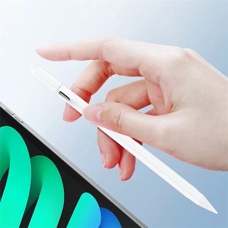 COOSTART Pencil 3rd Generation Tilt Sensitivity Magnetic Adsorption Active Capacitive Stylus Pen - Purple