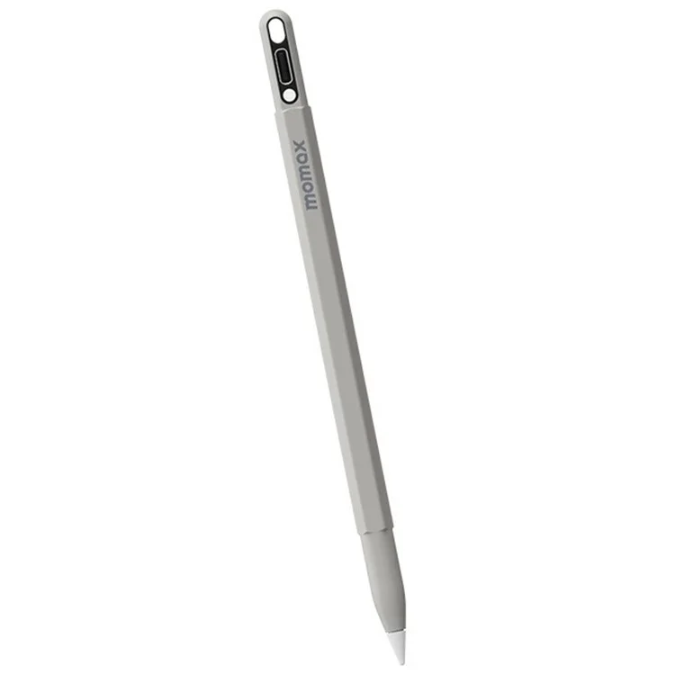 MOMAX Mag Link Pop Tablet Stylus Pen Type-C Charging Port Palm Rejection Capacitive Pen - Titanium Grey