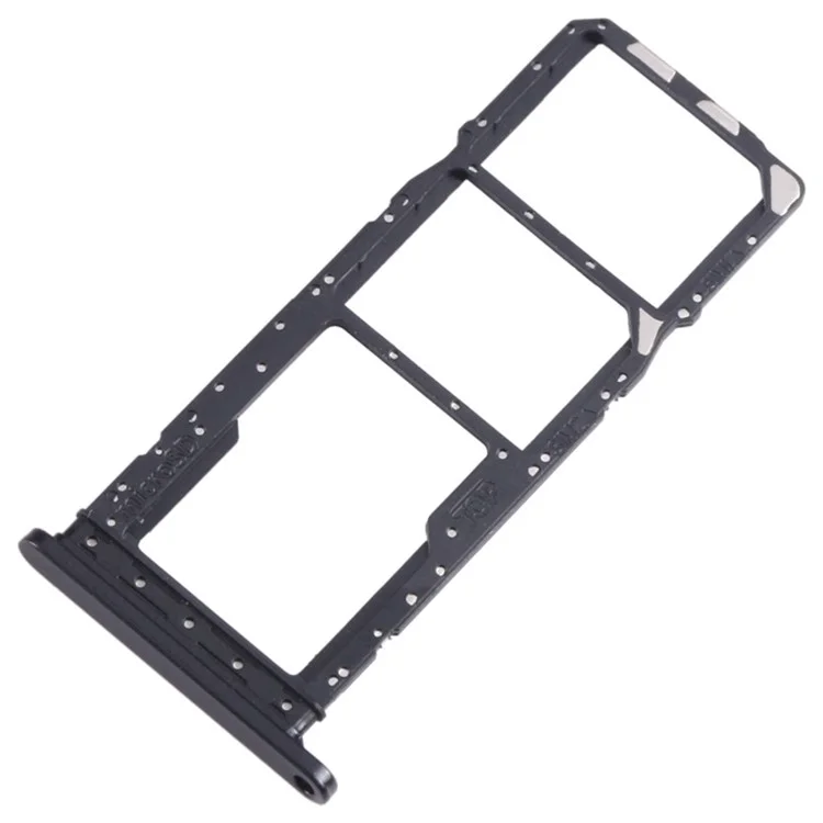 Para Samsung Galaxy A05s 4G A057 OEM Dual Cartão SIM + Suporte de Cartão SD Peça de Reposição (Sem Logotipo) - Preto