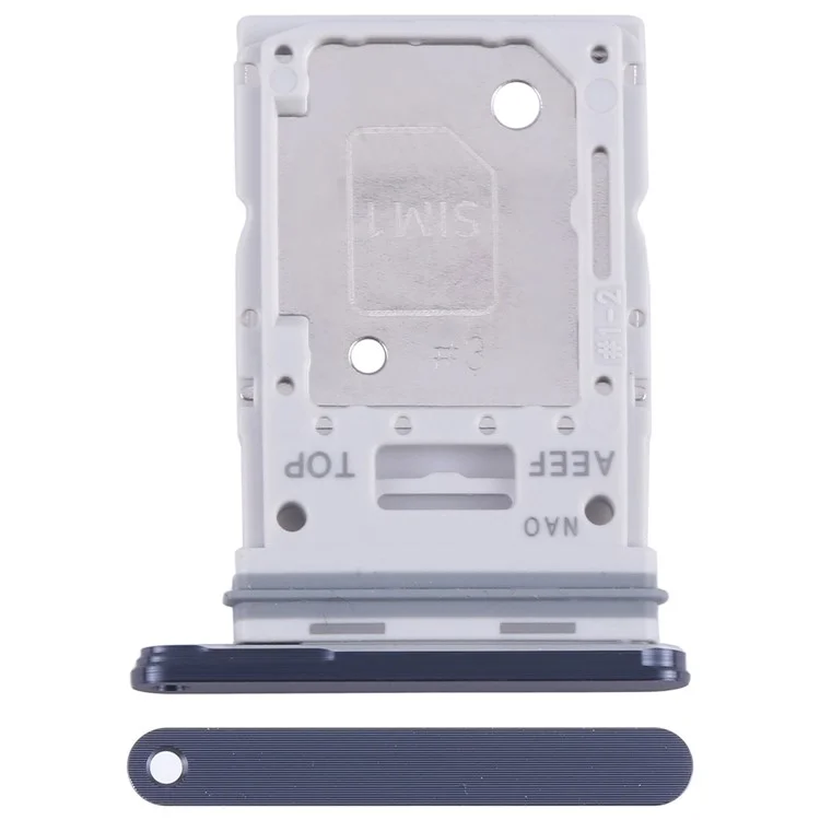 For Samsung Galaxy A55 5G A556 OEM Dual SIM Card + SD Card Tray Holder Replacement Part (Without Logo) - Navy Blue