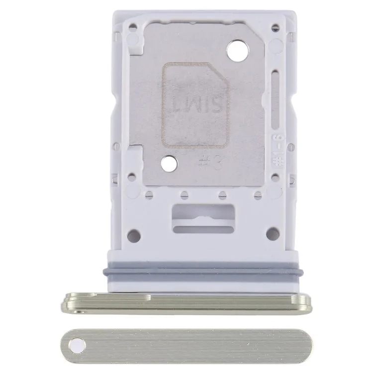 Pour Samsung Galaxy A55 5G A556 OEM Dual SIM Card + SD Card Tray Holder Pièce de rechange (sans logo) - Lemon