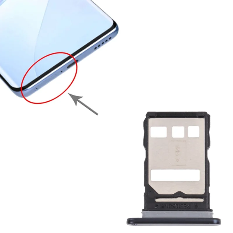For Huawei nova 9 SIM Card Tray Holder Replacement Part (Without Logo) - Green