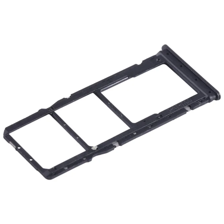 For Xiaomi Redmi 13C 5G / 4G / 13R 5G / Poco C65 4G Dual SIM Card + TF Card Tray Holder Replacement Part (Without Logo) - Black
