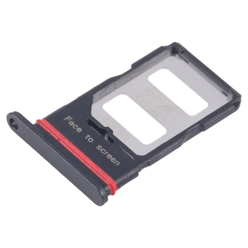 Pour Xiaomi Redmi K70E 5G / Poco X6 Pro 5G Double SIM Card Carte Tray Holder Remplacement Pile (sans Logo) - Noir