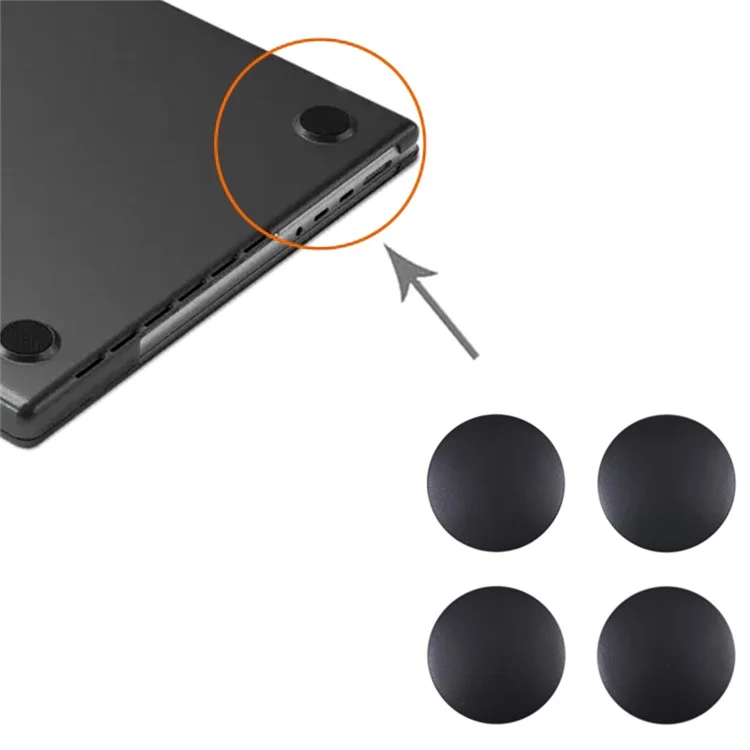 4 Stück OEM Gummifüße für den Gehäuseboden für MacBook A2289 A2251 A2159 A2179 A2337 A2338 A2141 (ohne Logo)