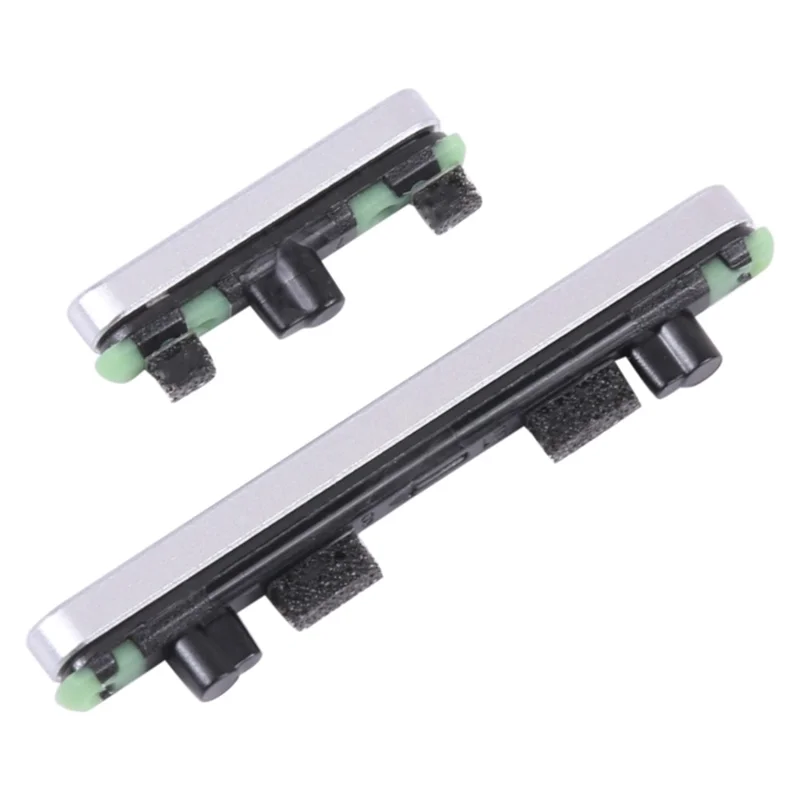 For Google Pixel 7 Pro 5G GP4BC, GE2AE OEM Side Buttons Set (Mute+Power+Volume Buttons) (without Logo) - White