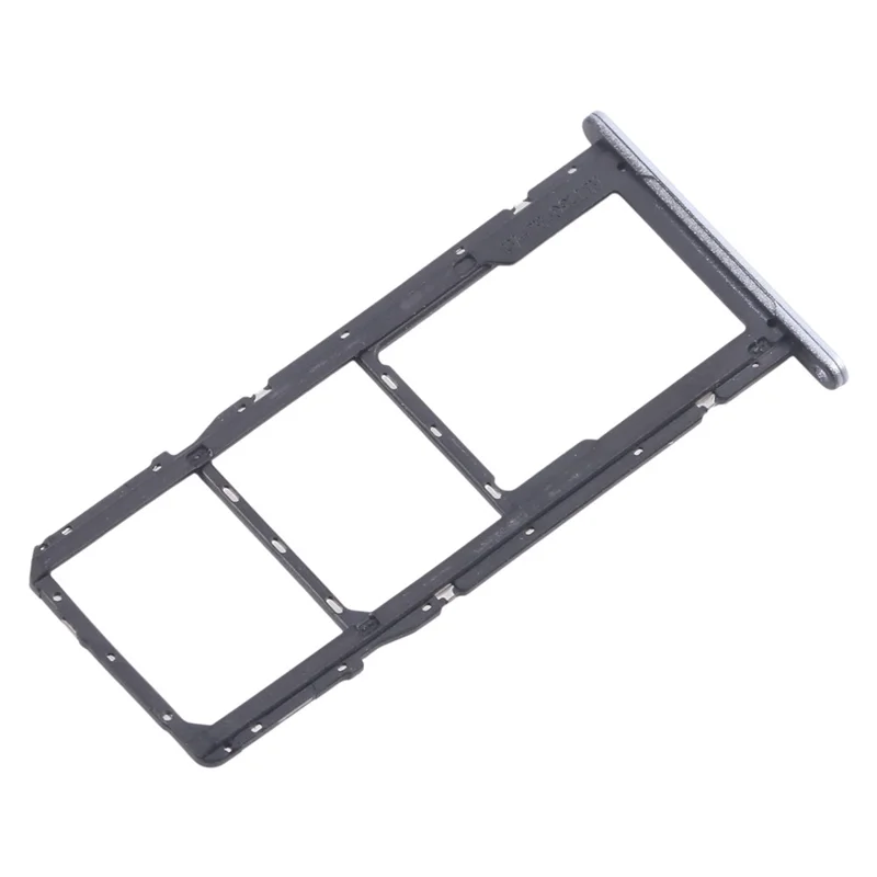 For Samsung Galaxy A06 4G A065 OEM Dual SIM Card + SD Card Tray Holder Replacement Part (Without Logo) - Silver