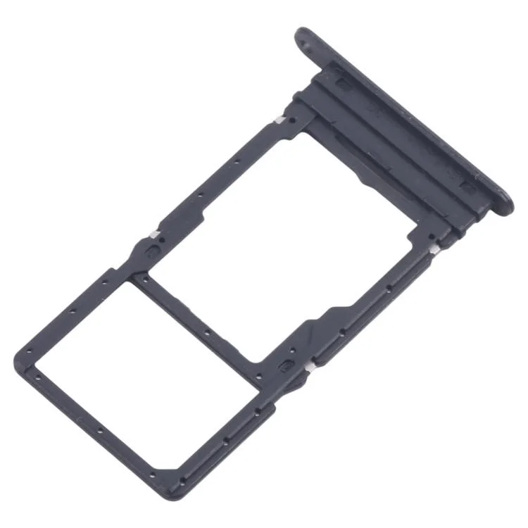 Per Samsung Galaxy A16 4G A165 OEM Dual SIM Card + SD Card Tray Holder Parte di ricambio (senza logo) - Nero