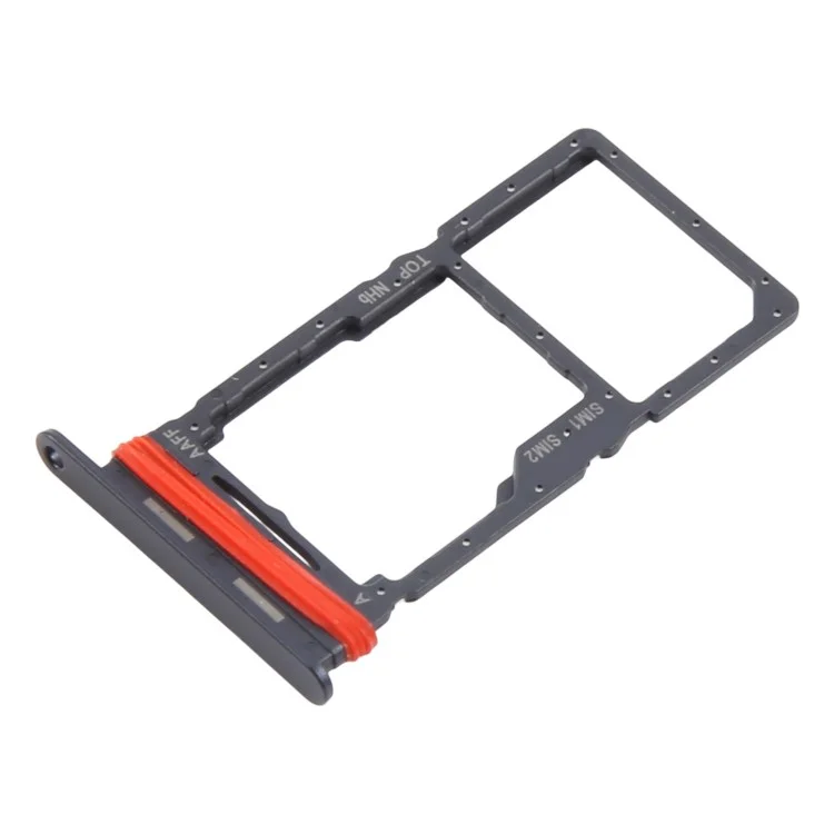 Para Samsung Galaxy A16 5G A166 OEM Dual SIM Card + SD Card Tray Holder Replacement Part (Sem logotipo) - Preto