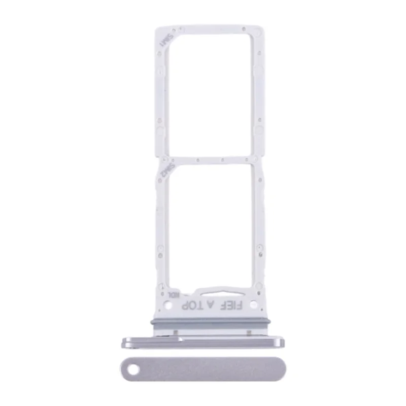 For Samsung Galaxy Z Fold6 5G F956 OEM Dual SIM Card Tray Holder Replacement Part (without Logo) - Silver