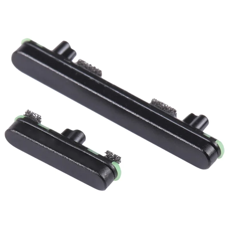 Pour Google Pixel 6 Pro 5G OEM Ensemble de boutons latéraux (Muet + Alimentation + Boutons de volume) (Sans logo) - Noir