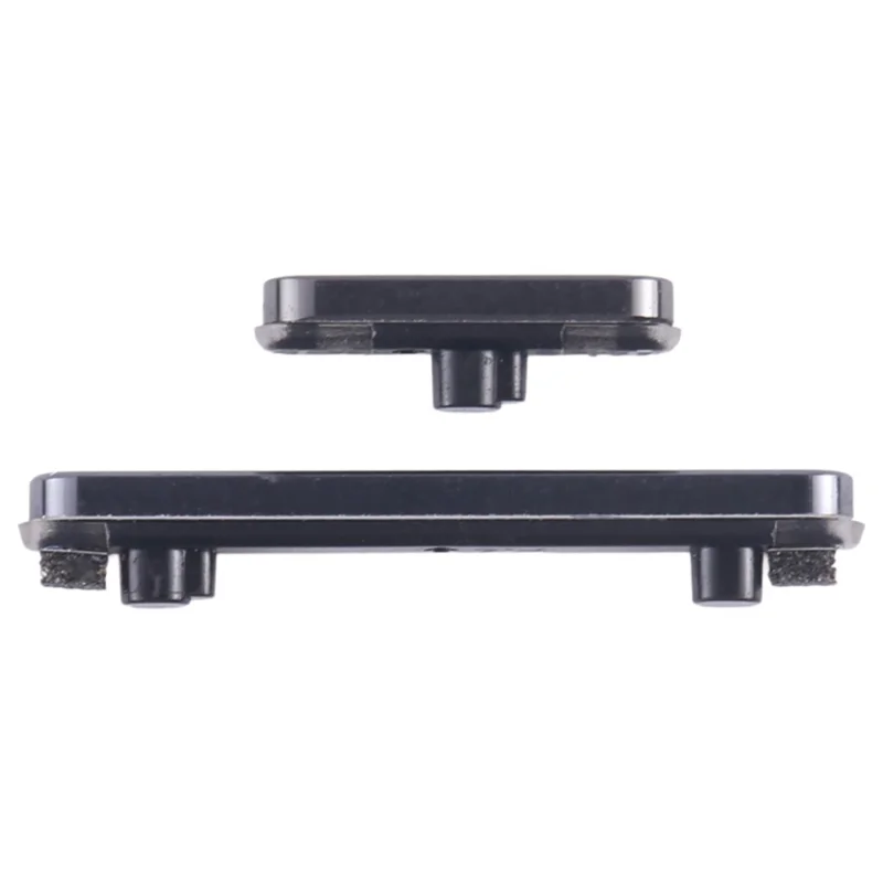 Pour Google Pixel 8 Pro Ensemble de boutons latéraux OEM (Sourdine + Marche/Arrêt + Boutons de volume) (Sans logo) - Noir
