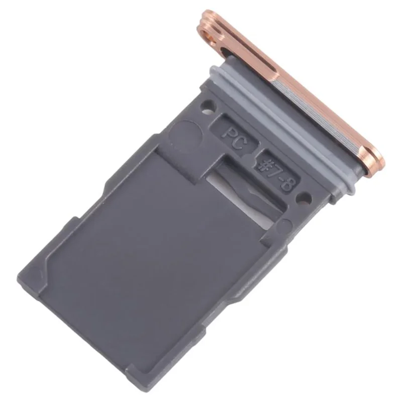 Suporte de bandeja SIM de reposição OEM para Samsung Galaxy S24 S921 / S24+ S926 (sem logotipo) - Laranja