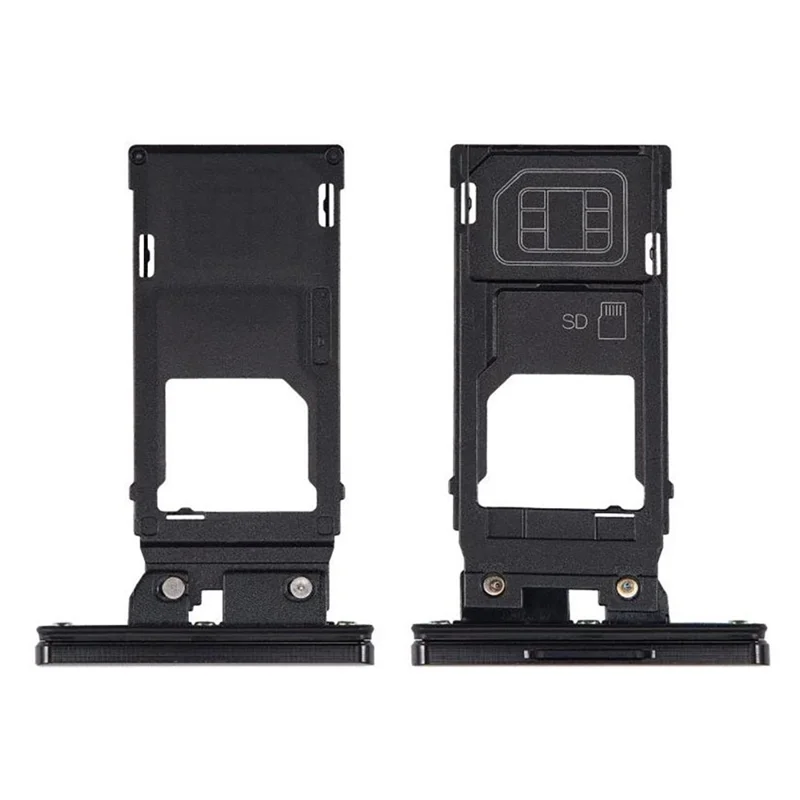 For Sony Xperia XZ2 Premium OEM SIM Tray Holder Replacement (Without Logo) - Black
