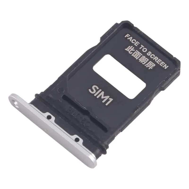 For Xiaomi 15 Pro SIM Card Tray Holder Replacement Part (without Logo) - White