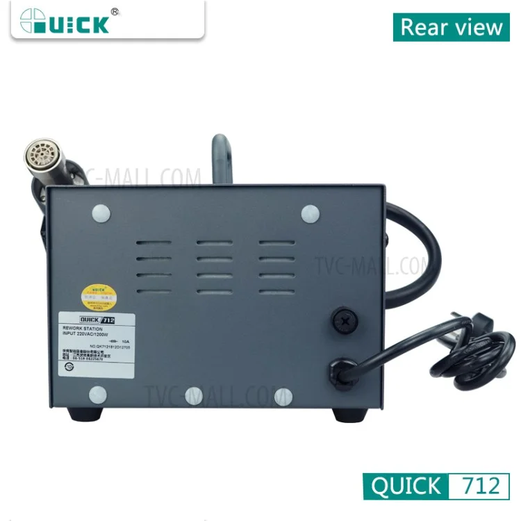 QUICK 712 2 in 1 Soldering Station (Air Gun + Soldering Iron) - 220V