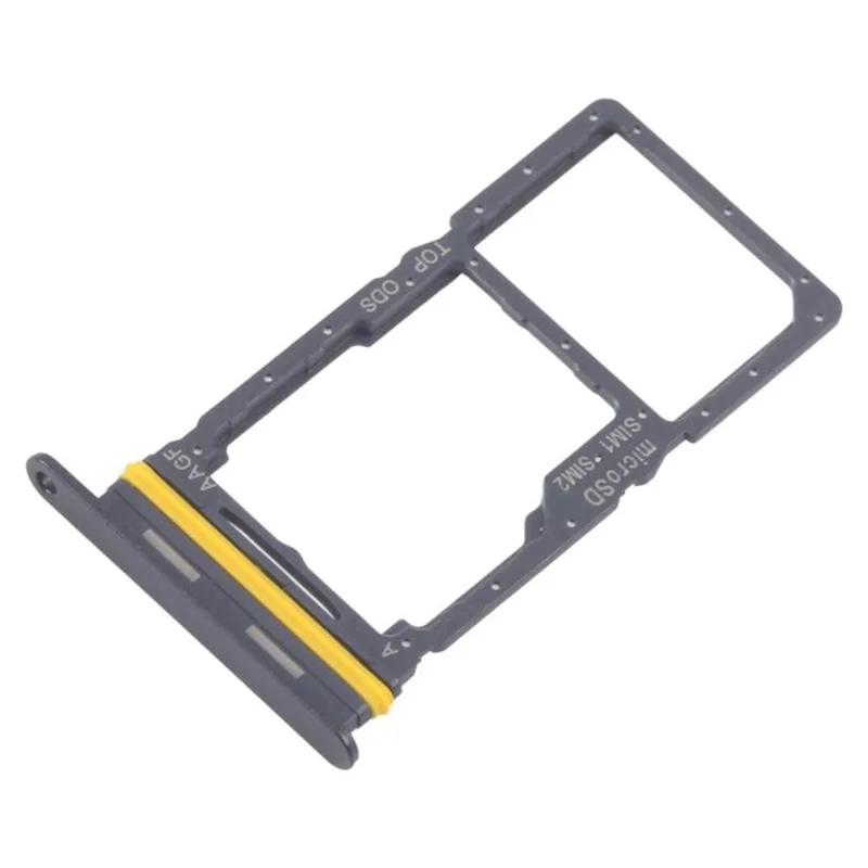 Para Samsung Galaxy A17 5G A176 Pieza de Repuesto del Soporte de Tarjeta SIM Dual OEM (Sin Logotipo) - Negro