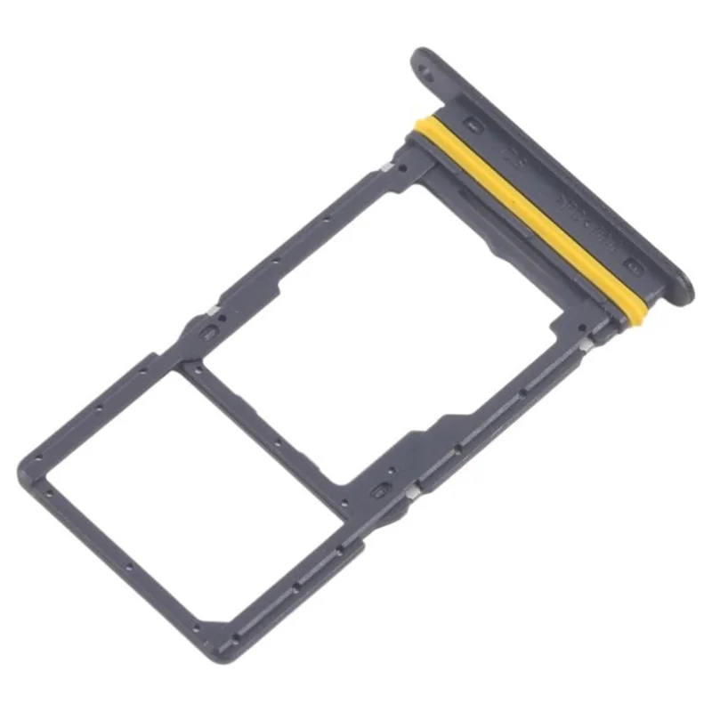 Para Samsung Galaxy A17 5G A176 Pieza de Repuesto del Soporte de Tarjeta SIM Dual OEM (Sin Logotipo) - Negro