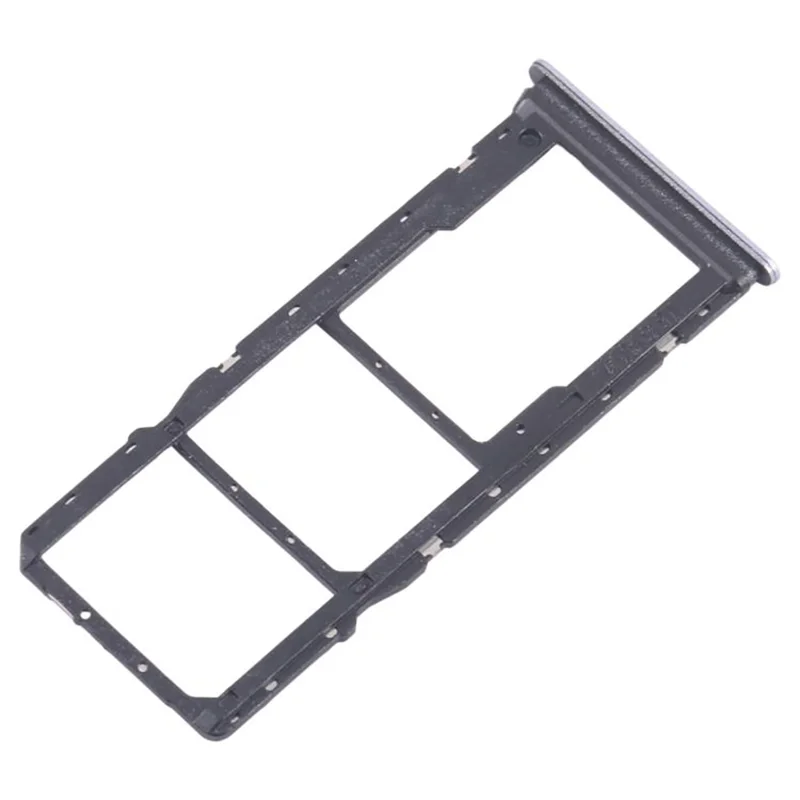 For Xiaomi Redmi 14C 5G SIM Card + TF Card Tray Holder Replacement Part (without Logo) - Purple