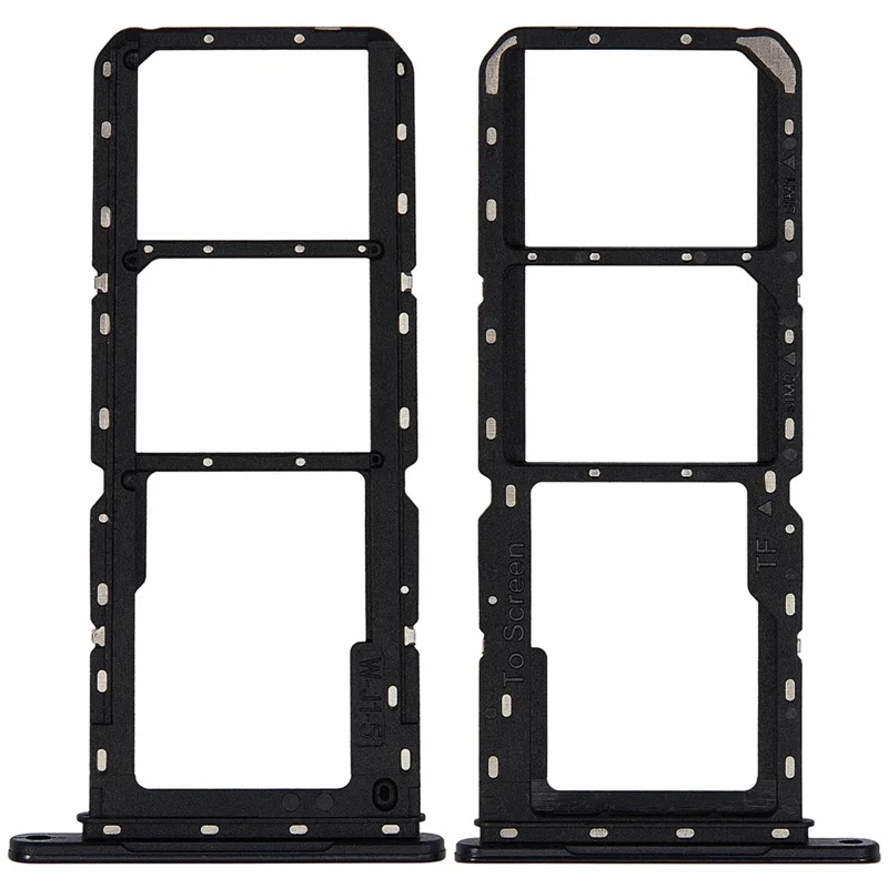 Voor Samsung Galaxy A14 5G A146P OEM Dual SIM-kaarthouder vervangingsonderdeel (zonder logo) - Zwart