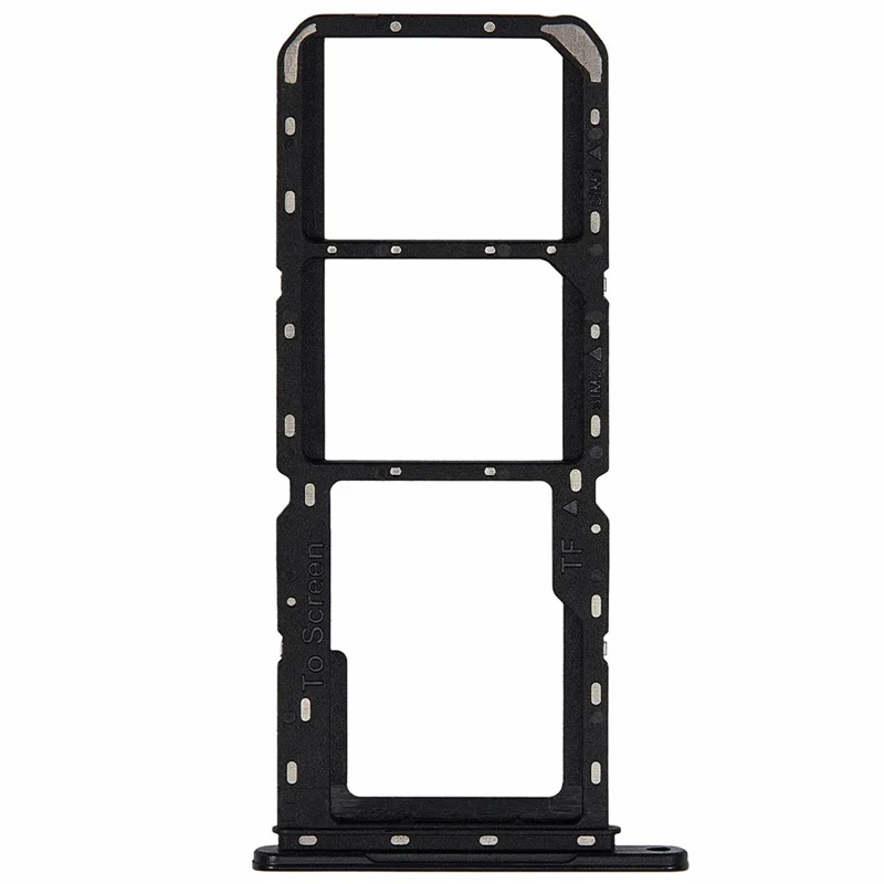 Voor Samsung Galaxy A14 5G A146P OEM Dual SIM-kaarthouder vervangingsonderdeel (zonder logo) - Zwart