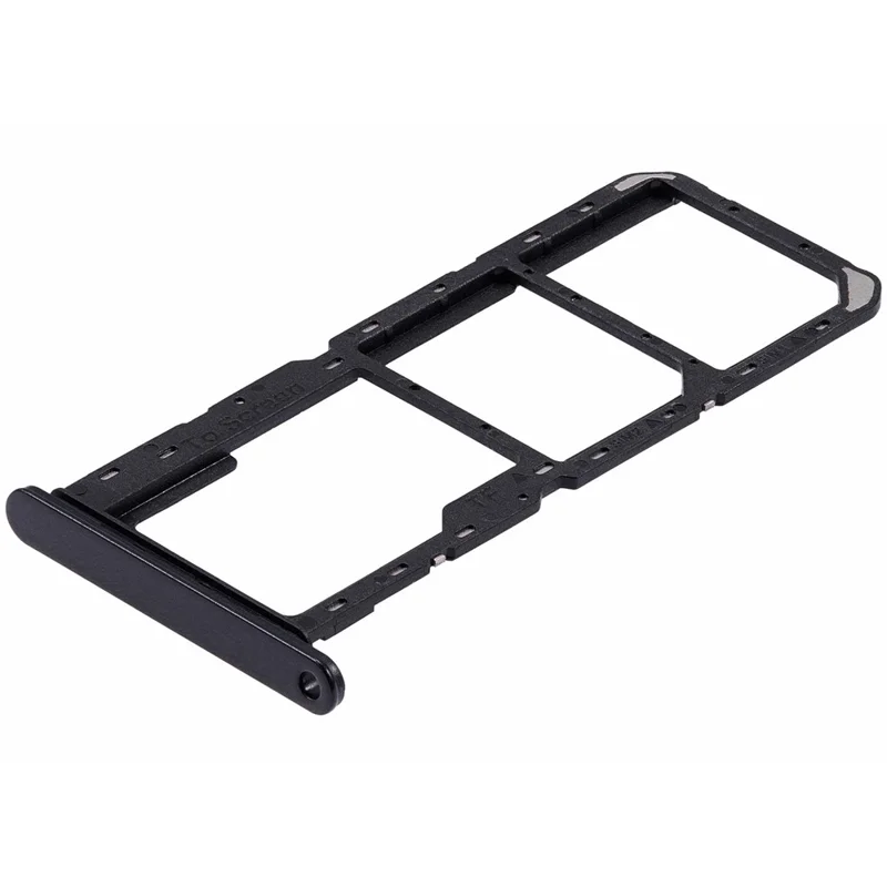 Voor Samsung Galaxy A14 5G A146P OEM Dual SIM-kaarthouder vervangingsonderdeel (zonder logo) - Zwart