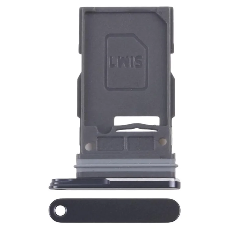Para Samsung Galaxy S26+ SM-S947U Versión EE. UU. Repuesto Original de Bandeja para Tarjeta SIM Individual (sin logotipo) - Negro