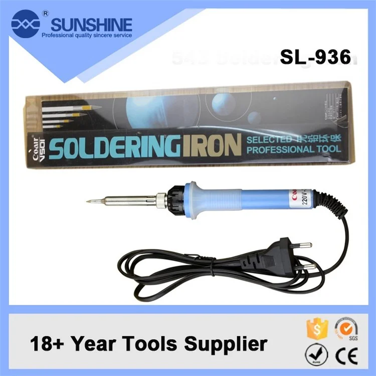 Sunshine SS-928D 60W Termostato Portátil Solda de Ferro Para Ferramentas de Reparo de Telefones Celulares