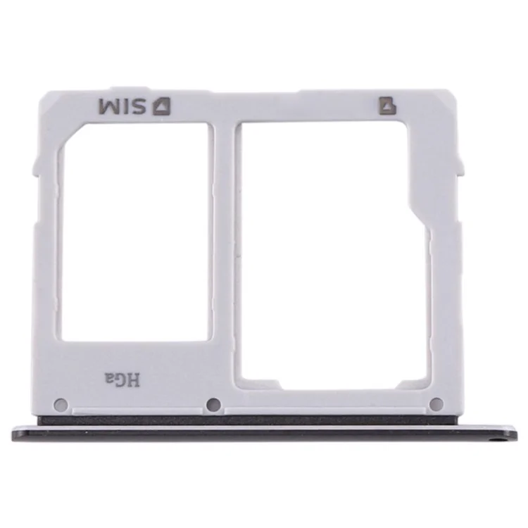 Para Samsung Galaxy Tab S5e SM-T725 OEM SIM+SD Card Tray Holder Replacement Part (sem logotipo) - Preto
