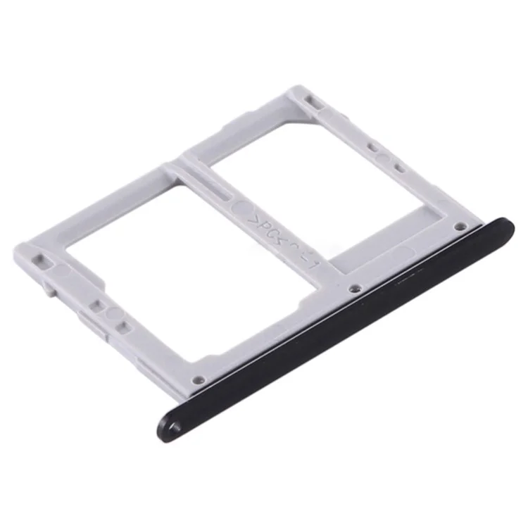 Para Samsung Galaxy Tab S5e SM-T725 OEM SIM+SD Card Tray Holder Replacement Part (sem logotipo) - Preto