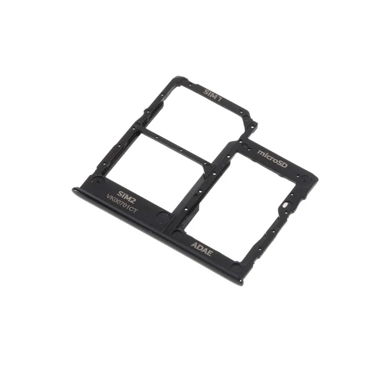 Запасной OEM-компонент двойного лотка для SIM-карты + Micro SD для Samsung Galaxy A41 A415 - черный