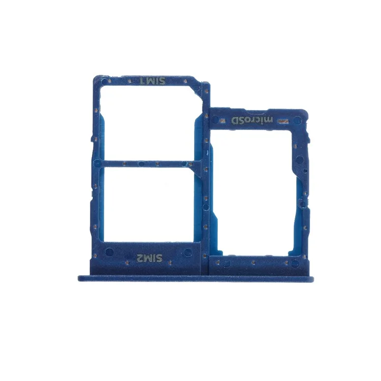 OEM Dual SIM Card + Micro SD Card Tray Holder Repair Part for Samsung Galaxy A01 Core A013 - Blue