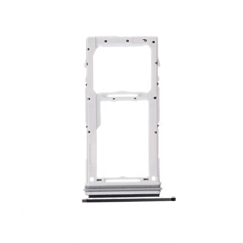 OEM SIM Card Tray + Micro SD Card Tray Holder Repair Part for Samsung Galaxy S10 Lite 4G G770 - Black
