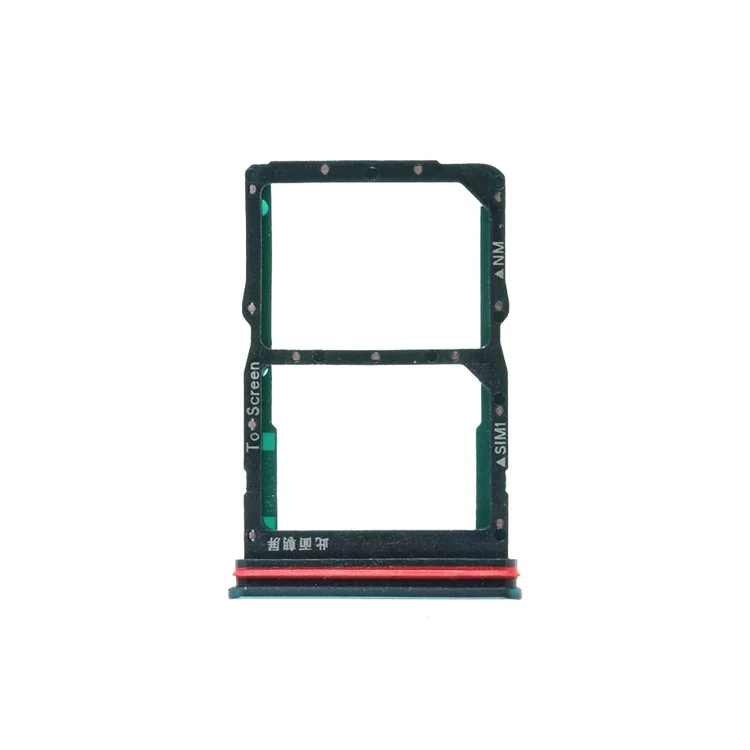OEM SIM Card Tray Holder Replacement Part for Huawei P40 lite 5G / nova 7 SE - Green