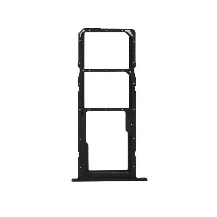 Per Huawei P smart 2021 / Honor 10X Lite OEM Dual SIM Card + TF Card Tray Holder Replacement (senza logo) - Nero
