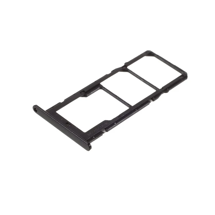 For Huawei P smart 2021 / Honor 10X Lite OEM Dual SIM Card + TF Card Tray Holder Replacement (without Logo) - Black