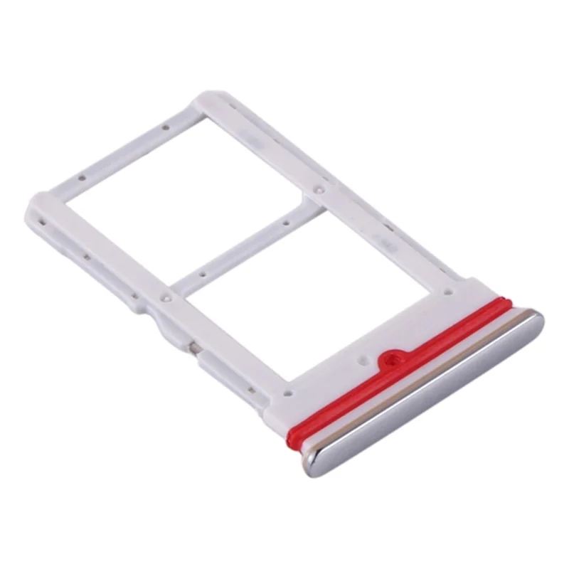 OEM Dual SIM Card Tray Holder Replacement (without Logo) for Xiaomi Mi 10 Lite 5G M2002J9G - Red