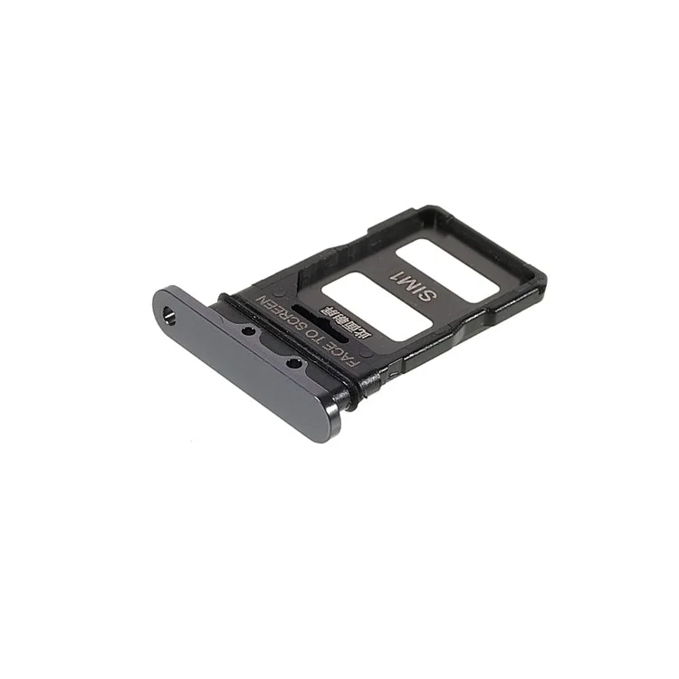 OEM Dual SIM-Kartenfach-Halterung als Ersatzteil für Xiaomi Mi 11 (M2011K2C/M2011K2G) - Schwarz
