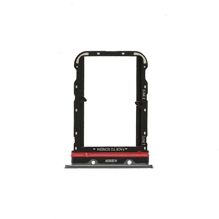 OEM Dual SIM -kartenschalenhalter Ersetzen Sie Einen Teil Für Xiaomi Mi Anmerkung 10 Lite (M2002F4LG/M1910F4G) - Schwarz