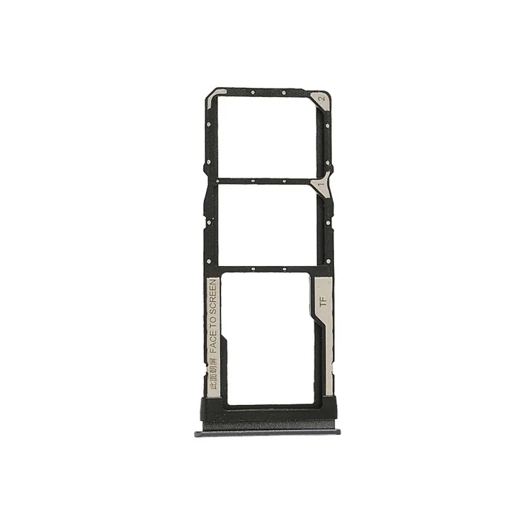 OEM Dual SIM + TF Carte Tray Holder Remplacement Pour Xiaomi Redmi Note 9T 5G (M2007J22G, J22) - le Noir