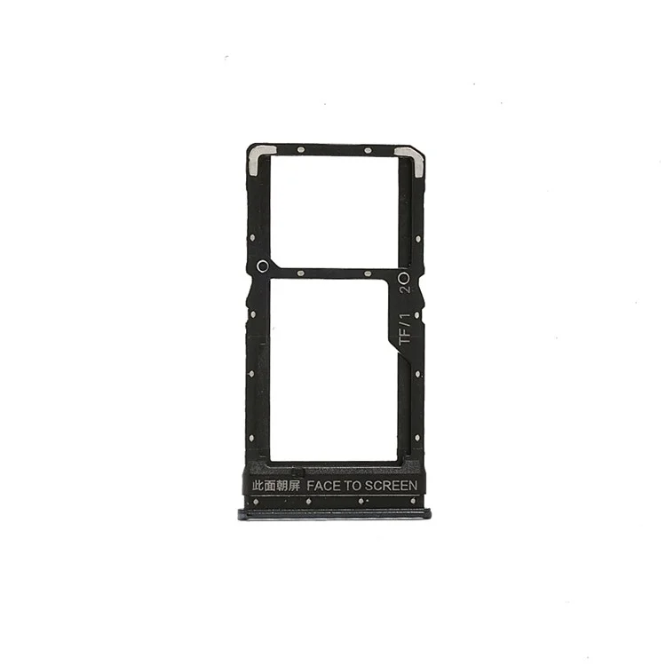 Parte de Reparación Del Soporte de la Bandeja de Tarjeta SIM + TF OEM (sin Logotipo) Para Xiaomi Poco X3 (mzb07z0in/mzb07z1in/mzb07z2in/mzb07z3in/mzb07z4in/mzb9965in/m2007j20ci)) - Negro