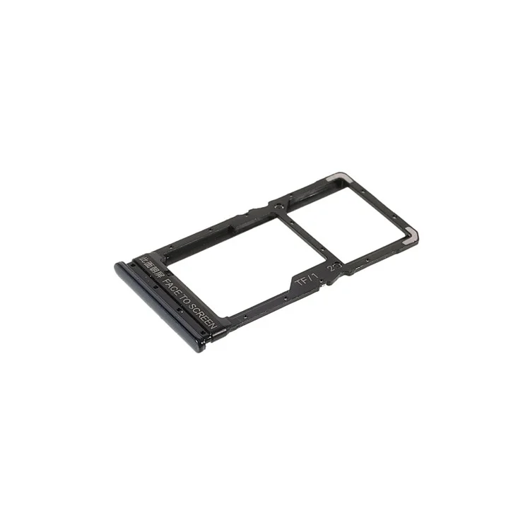 Parte de Reparación Del Soporte de la Bandeja de Tarjeta SIM + TF OEM (sin Logotipo) Para Xiaomi Poco X3 (mzb07z0in/mzb07z1in/mzb07z2in/mzb07z3in/mzb07z4in/mzb9965in/m2007j20ci)) - Negro